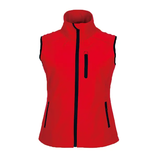 Klasik açık hava softshell kadın yelek