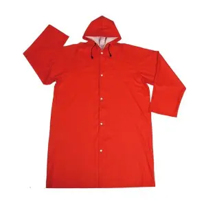 Men S PU Raincoat With Hood